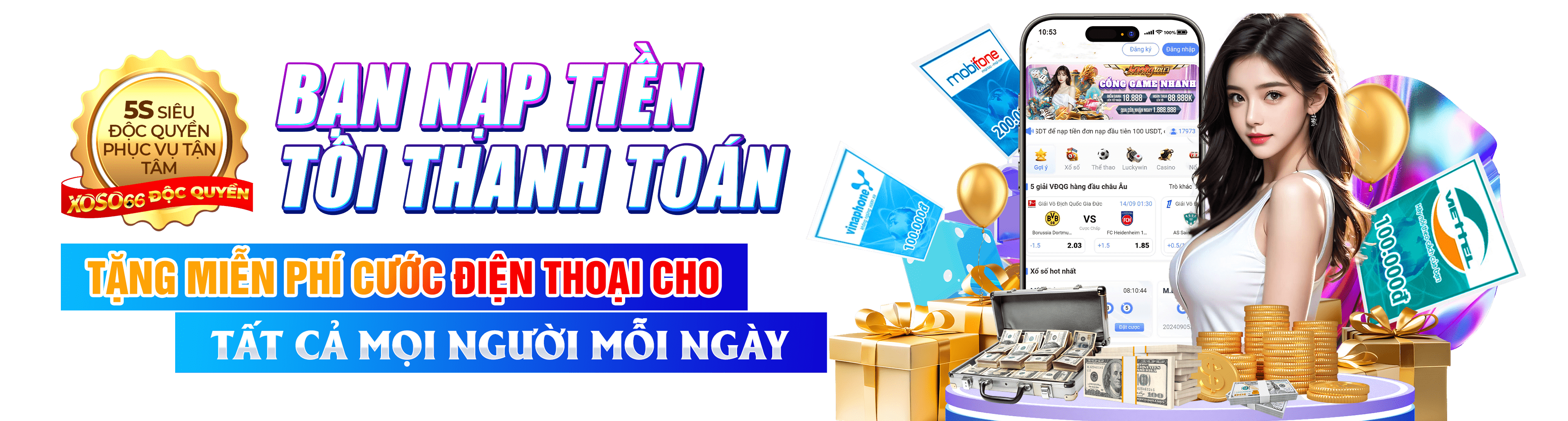 Hình ảnh quảng cáo của 1xbet hiển thị nền tảng và các lợi ích
